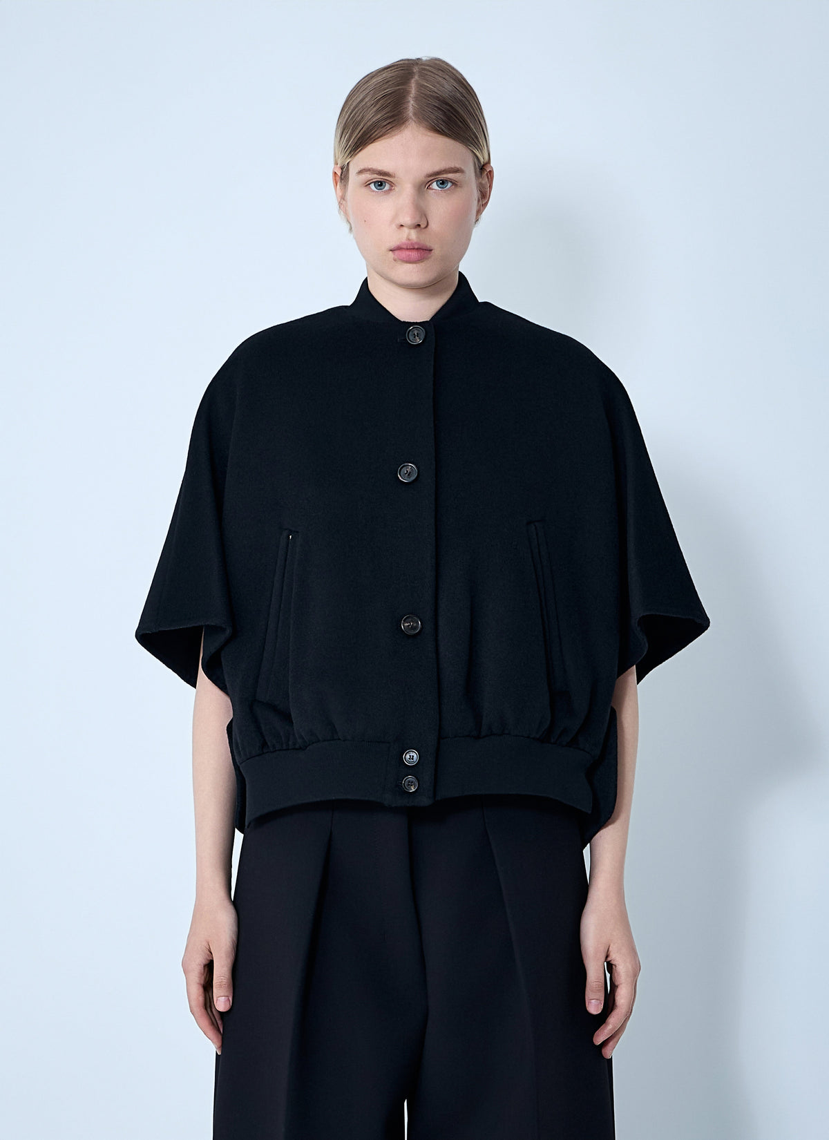 Max Mara Women Cashmere Cropped Sleeve Jacket