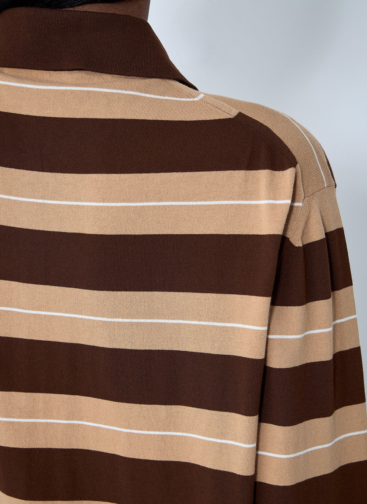 Miu Miu Women Cotton Striped Polo Shirt