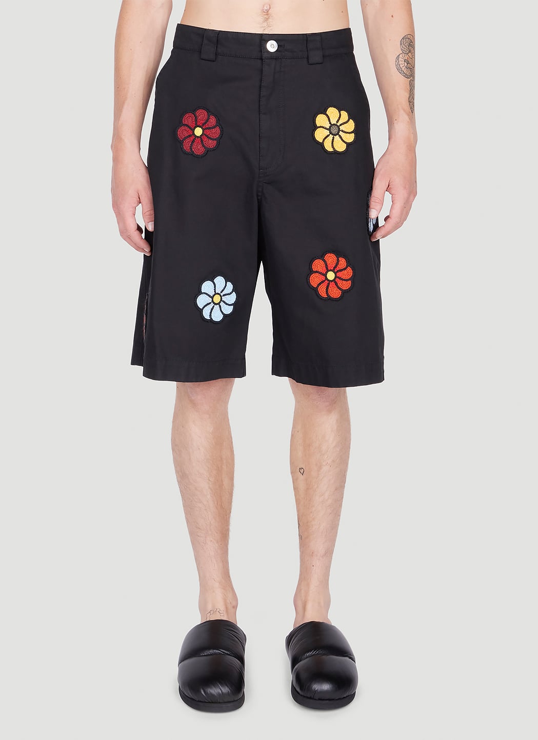 1 Moncler Jw Anderson Women Floral Bermuda Shorts