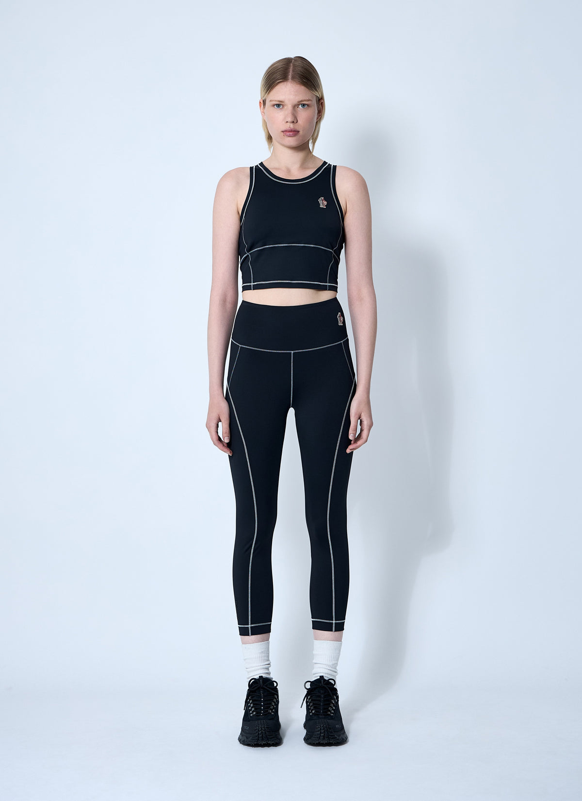 Moncler Grenoble Women Logo Patch Leggings