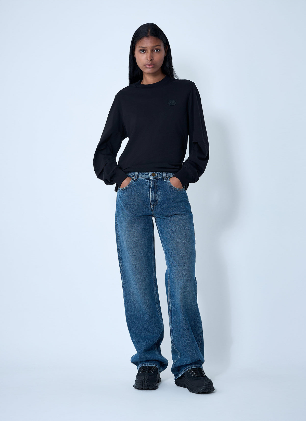 Moncler Women Five-Pocket Jeans