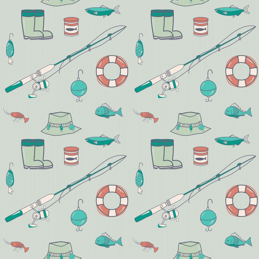 Fishing Poles Polo Romper
