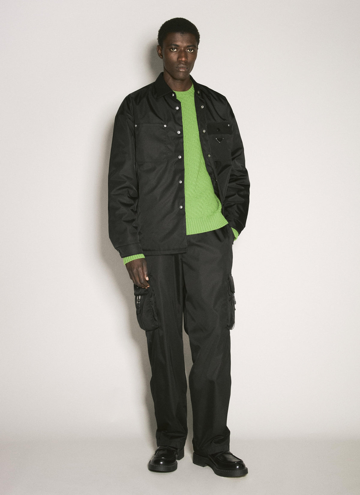 Prada Men Wool-And-Cashmere-Blend Sweater