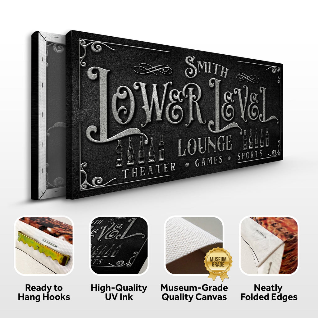Personalized Lower Level Sign