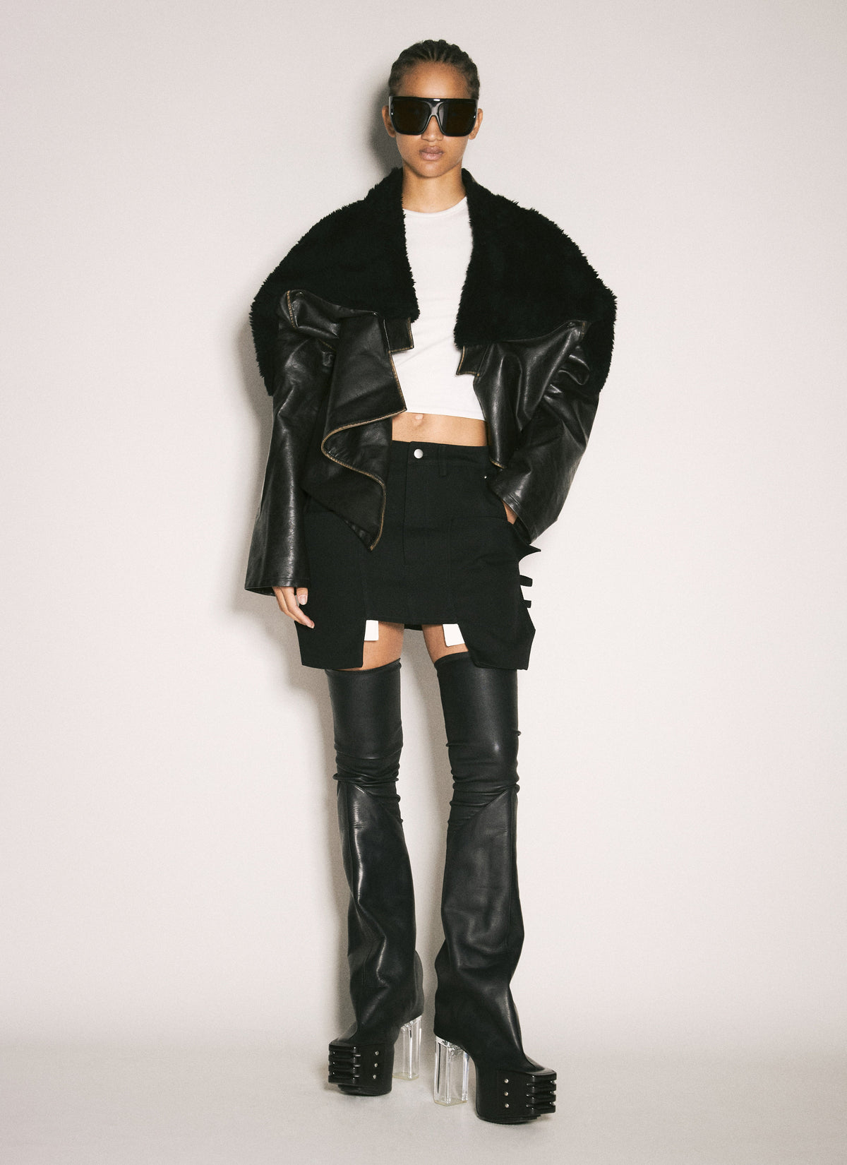 Rick Owens Women Stefan Mini Skirt