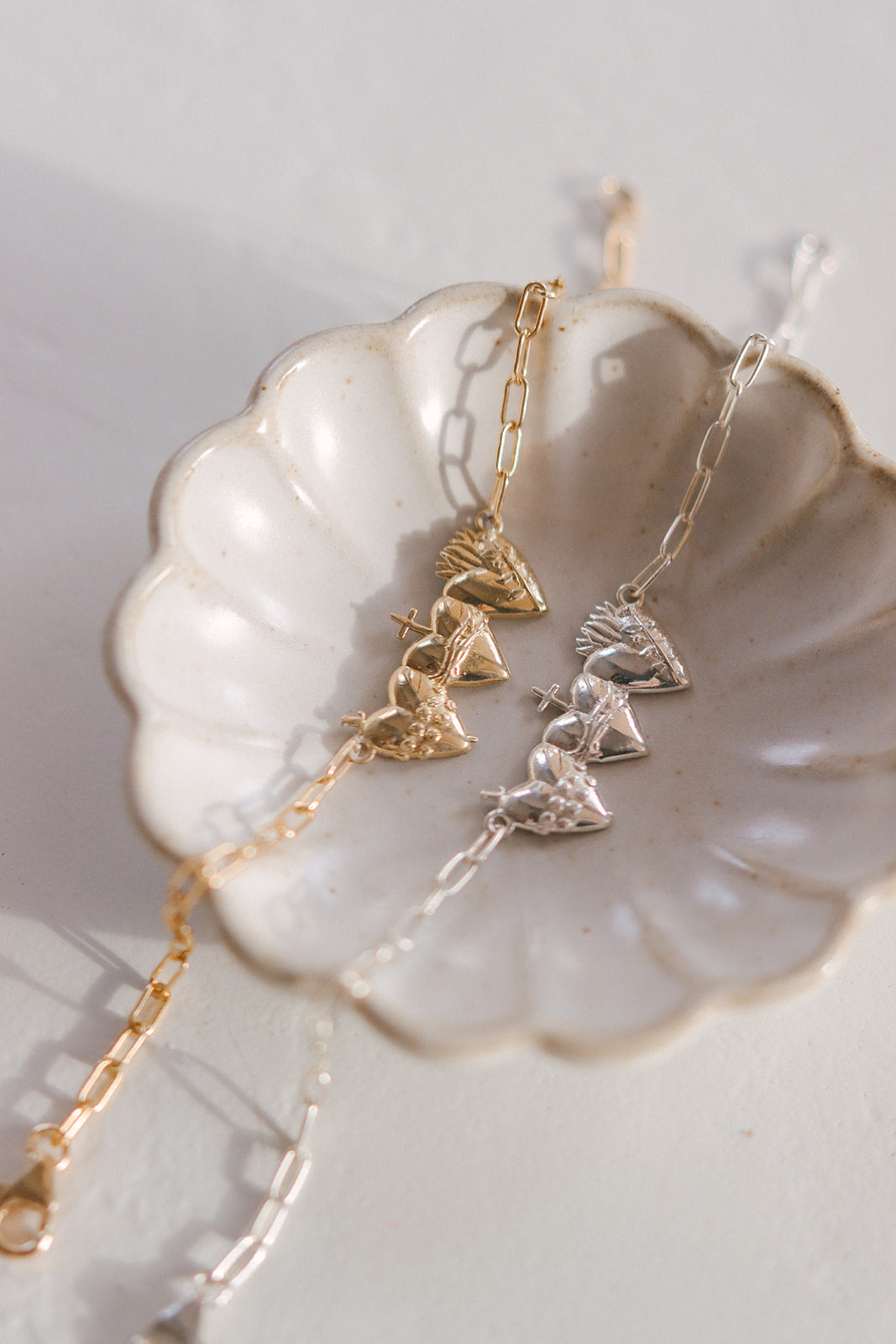 Holy Family Hearts® Bracelet - Paperclip