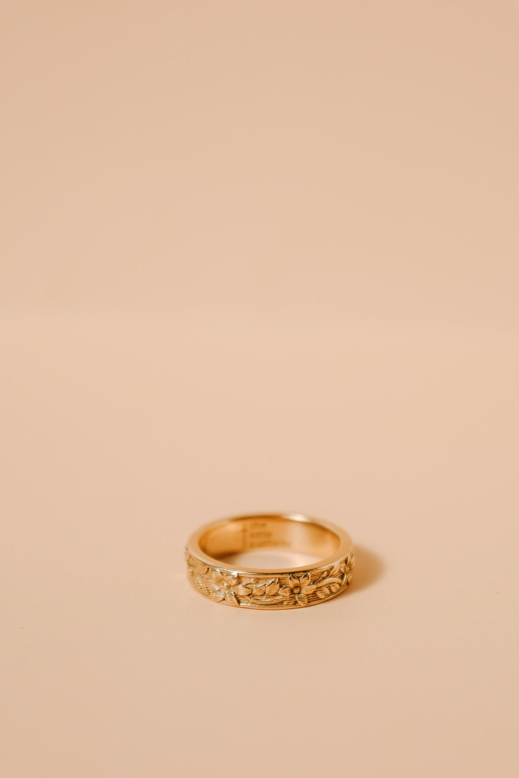St. Josephs Lily Ring | Gold Vermeil