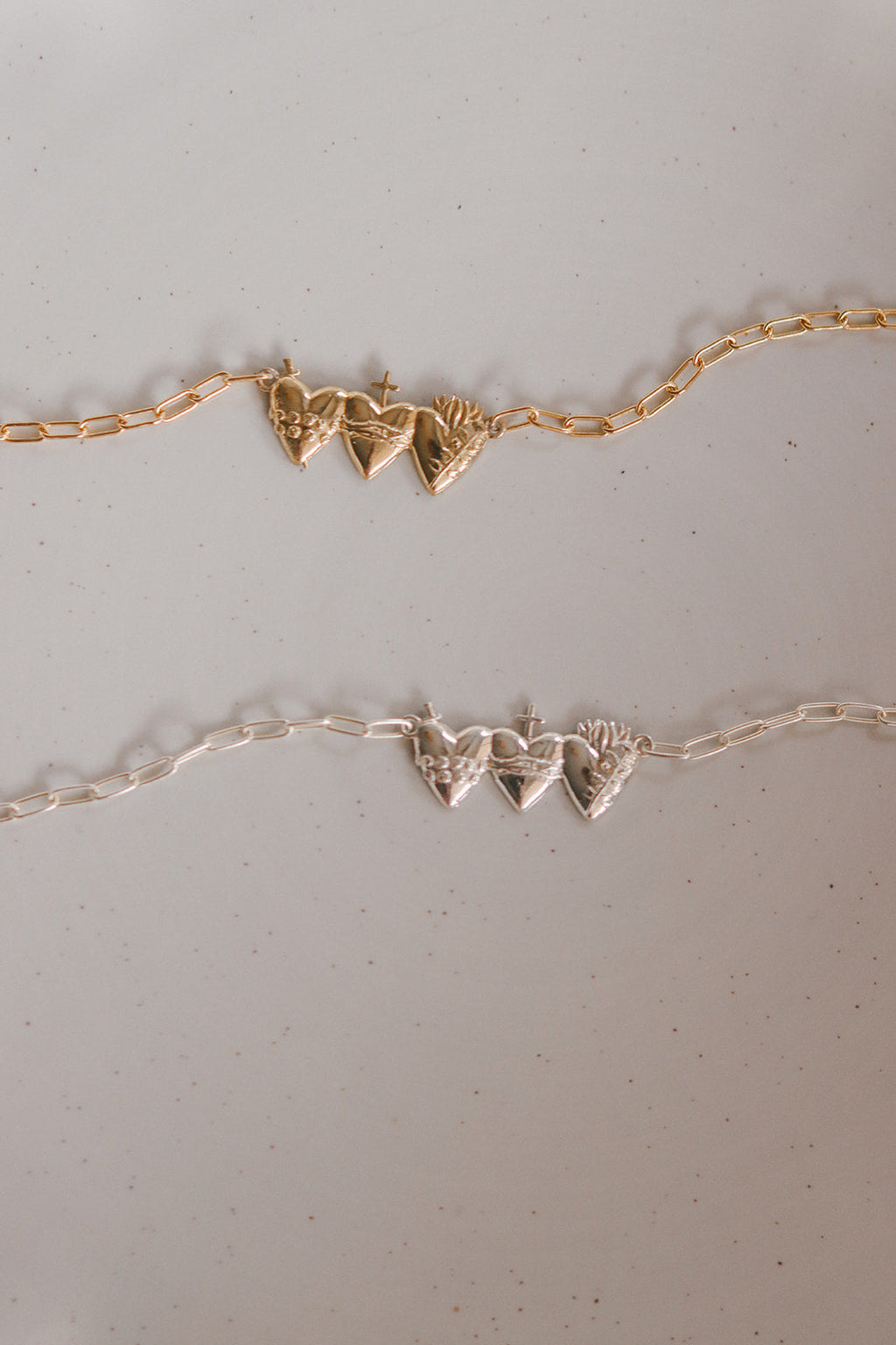 Holy Family Hearts® Bracelet - Paperclip