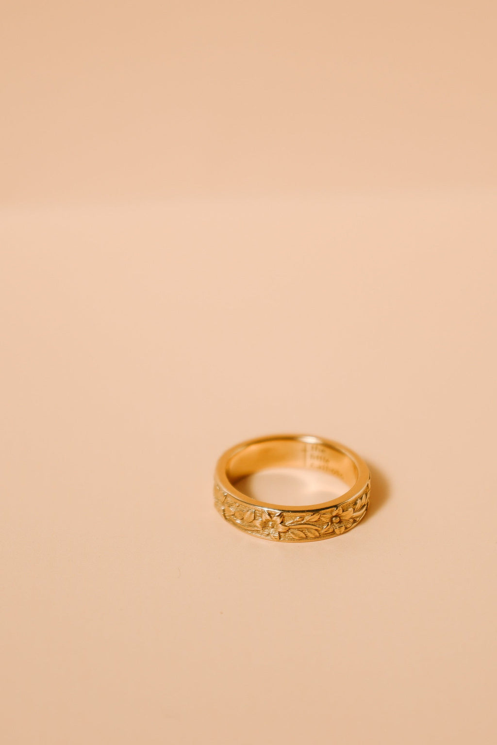 St. Josephs Lily Ring | Gold Vermeil