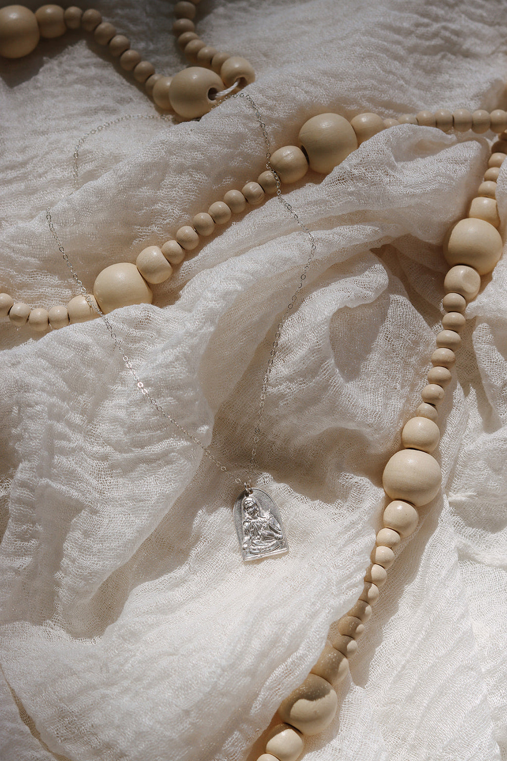 St. Catherine of Sweden Necklace in Sterling Silver