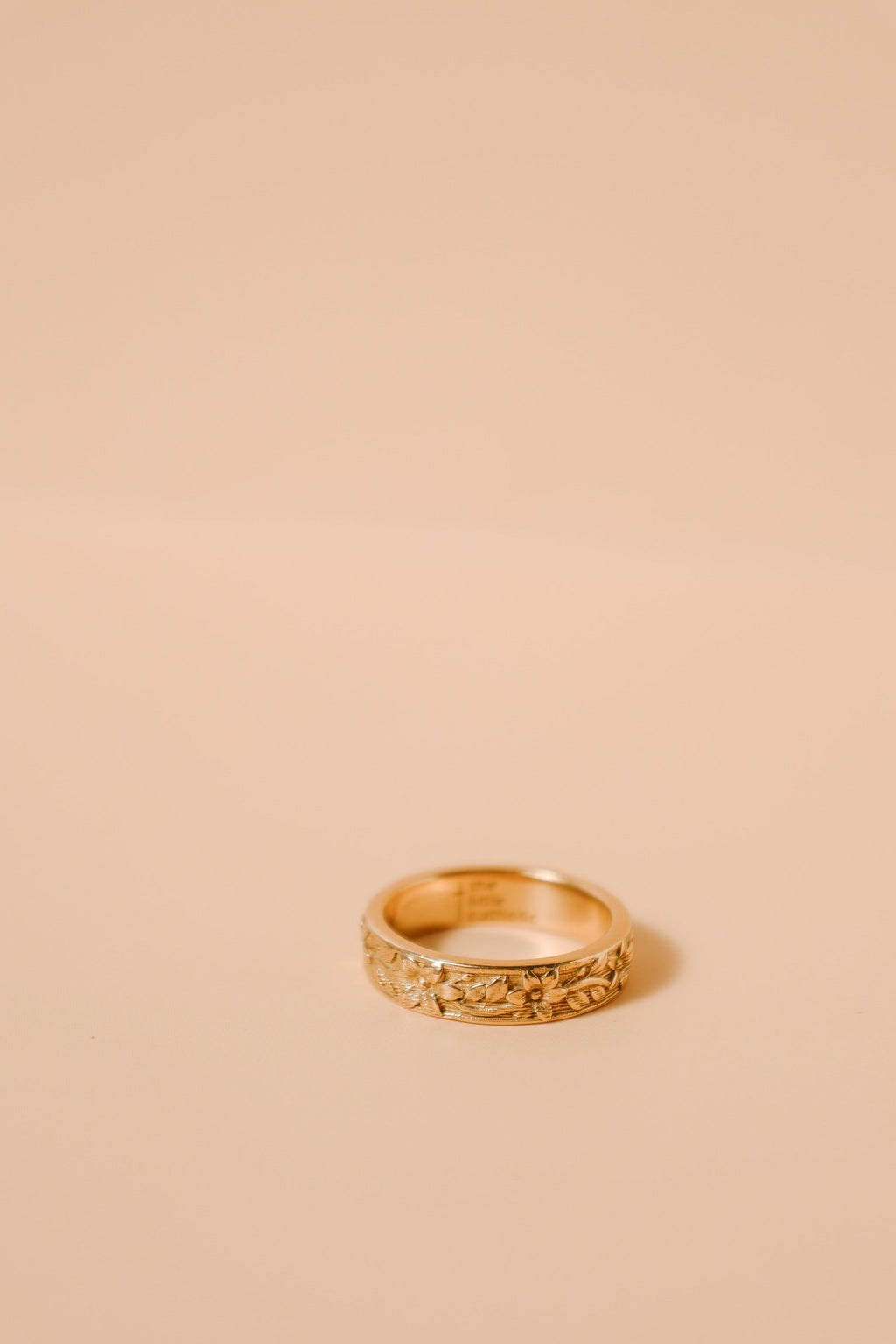 St. Josephs Lily Ring | Gold Vermeil