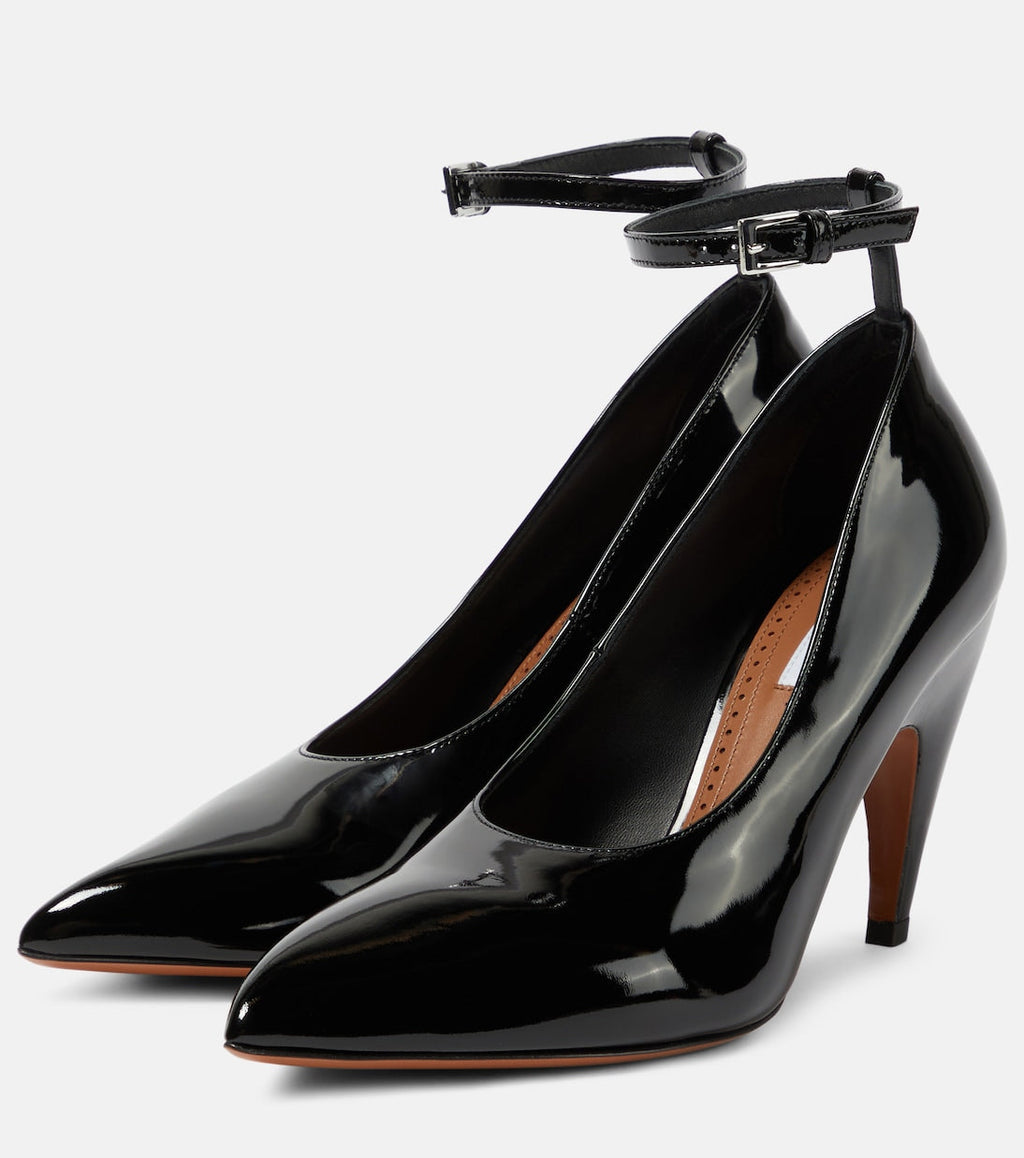 Alaia Women Shark Patent Leather Pumps