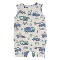 Trucks Diggers Construction Tank Romper