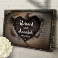 Unwrapped Heart Wedding Vows Sign