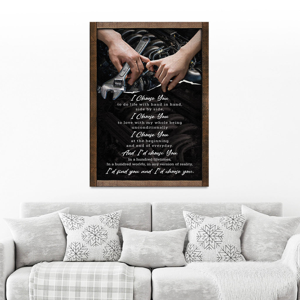 I'd Find You And I'd Choose You Couple Sign