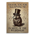Thank You for Accepting Me Greeting Card