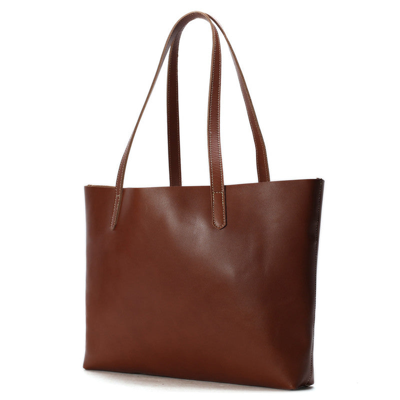 Vintage Genuine Leather Women Tote Bag, Shopping Bag, Shoulder Bag ZB01