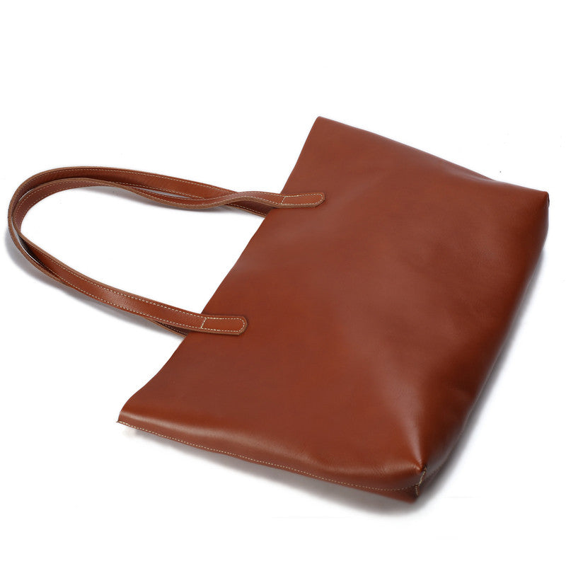 Vintage Genuine Leather Women Tote Bag, Shopping Bag, Shoulder Bag ZB01
